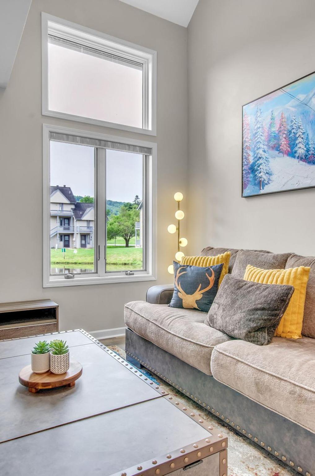 Family Townhouse With Fireplace Ellicottville Bagian luar foto