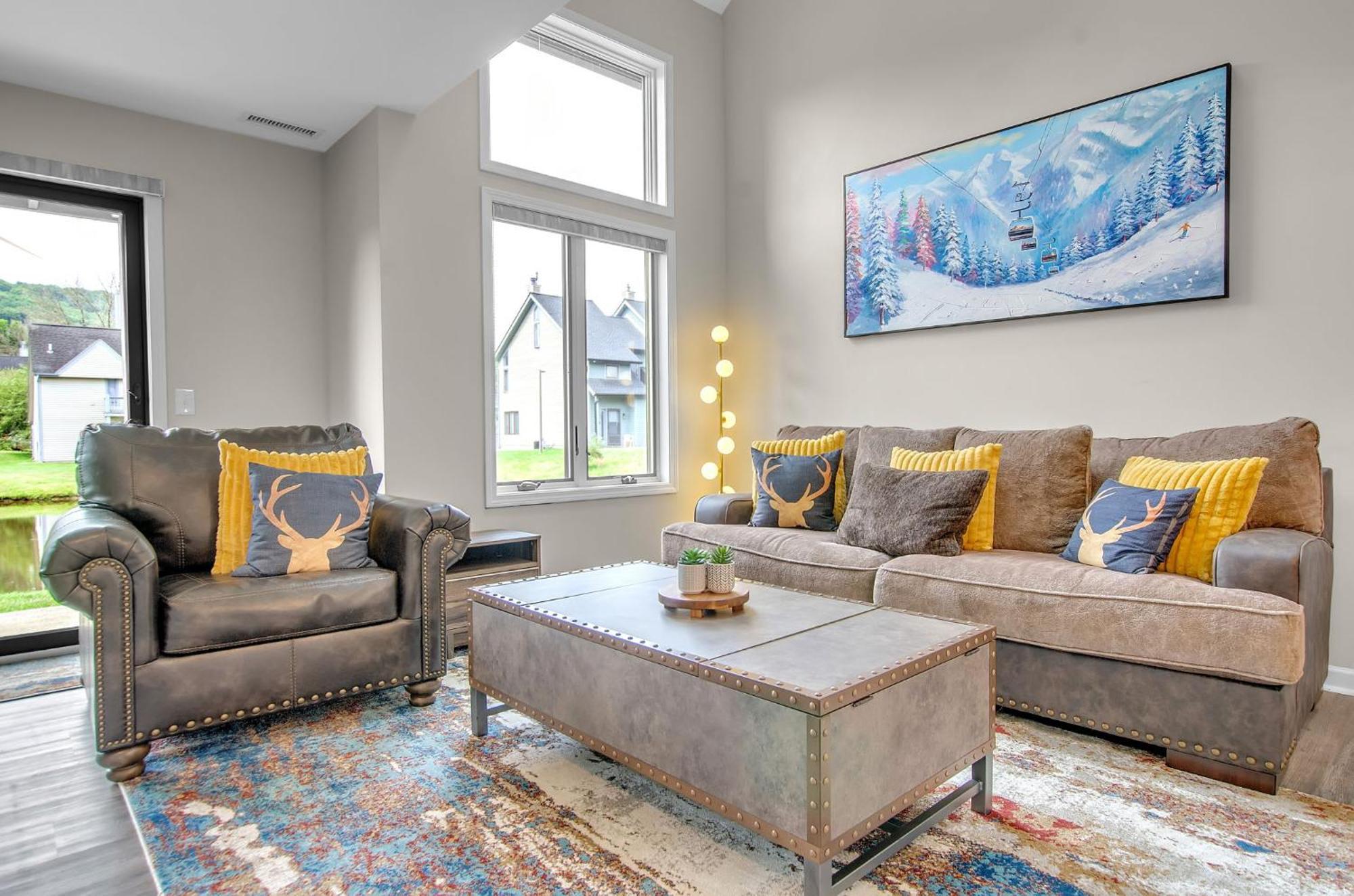 Family Townhouse With Fireplace Ellicottville Bagian luar foto