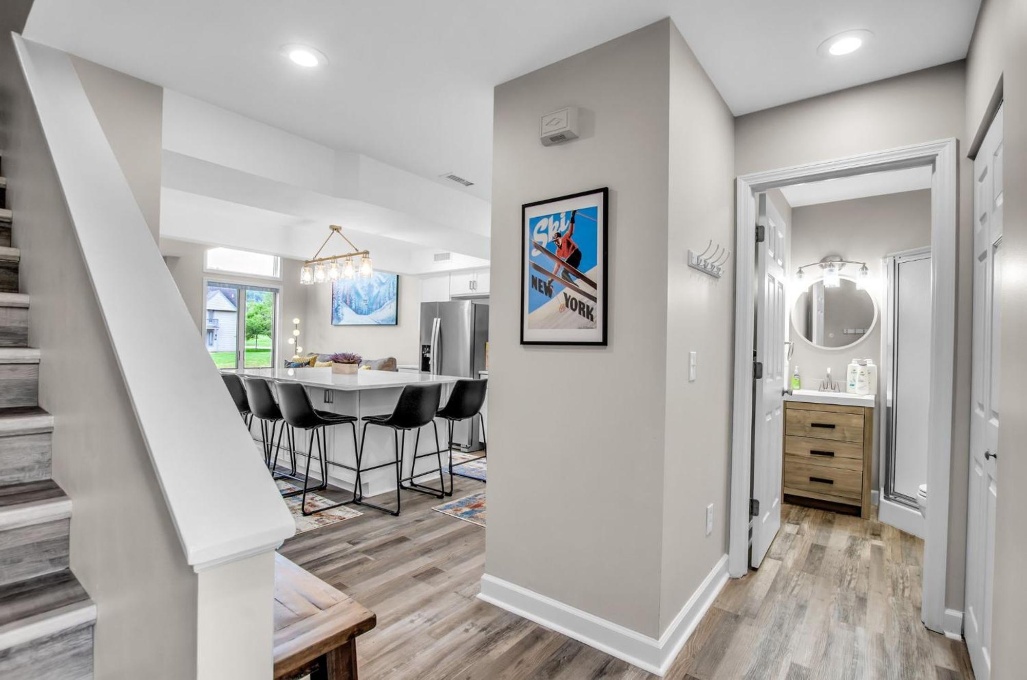 Family Townhouse With Fireplace Ellicottville Bagian luar foto